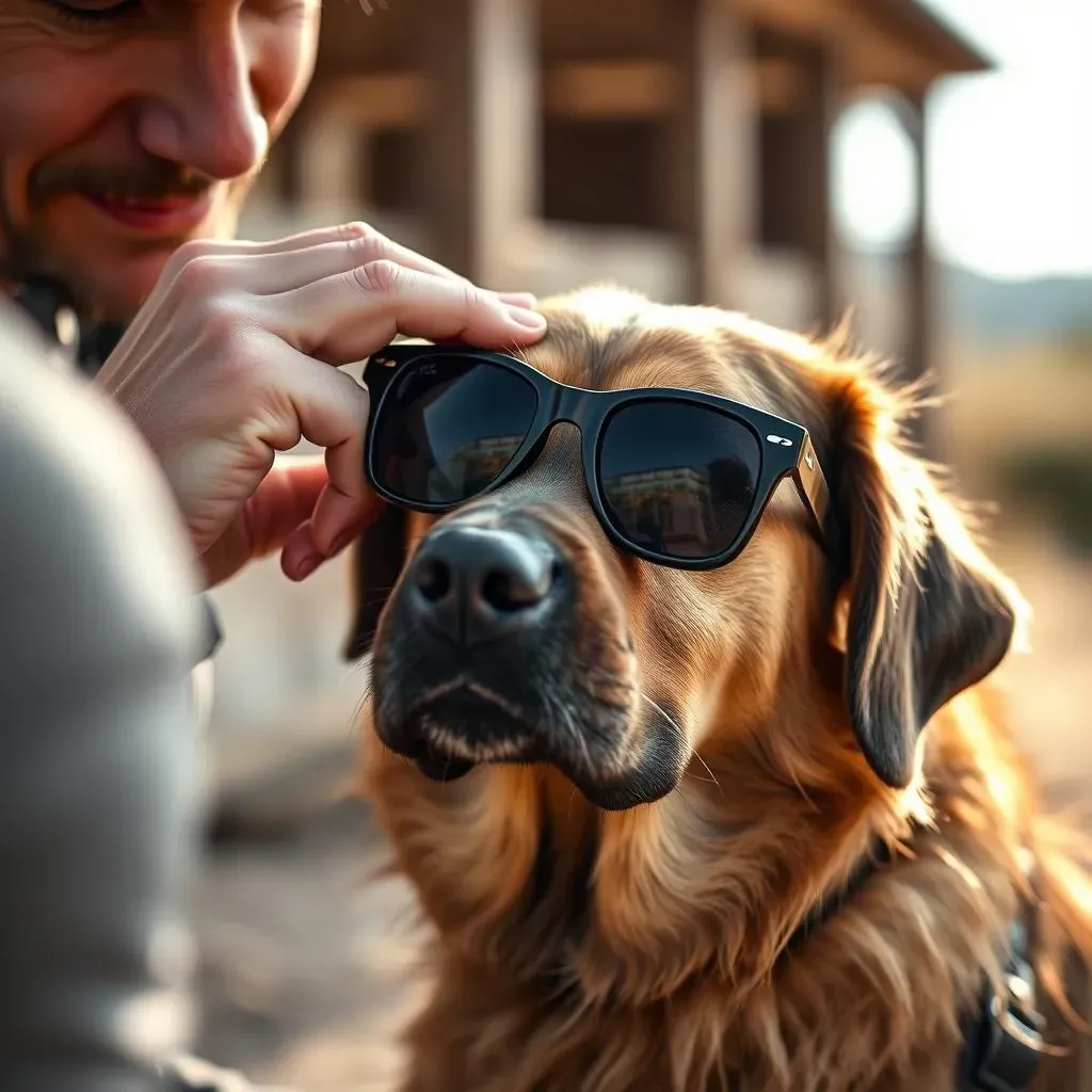 犬用サングラスの必要性：慣らし方と注意点