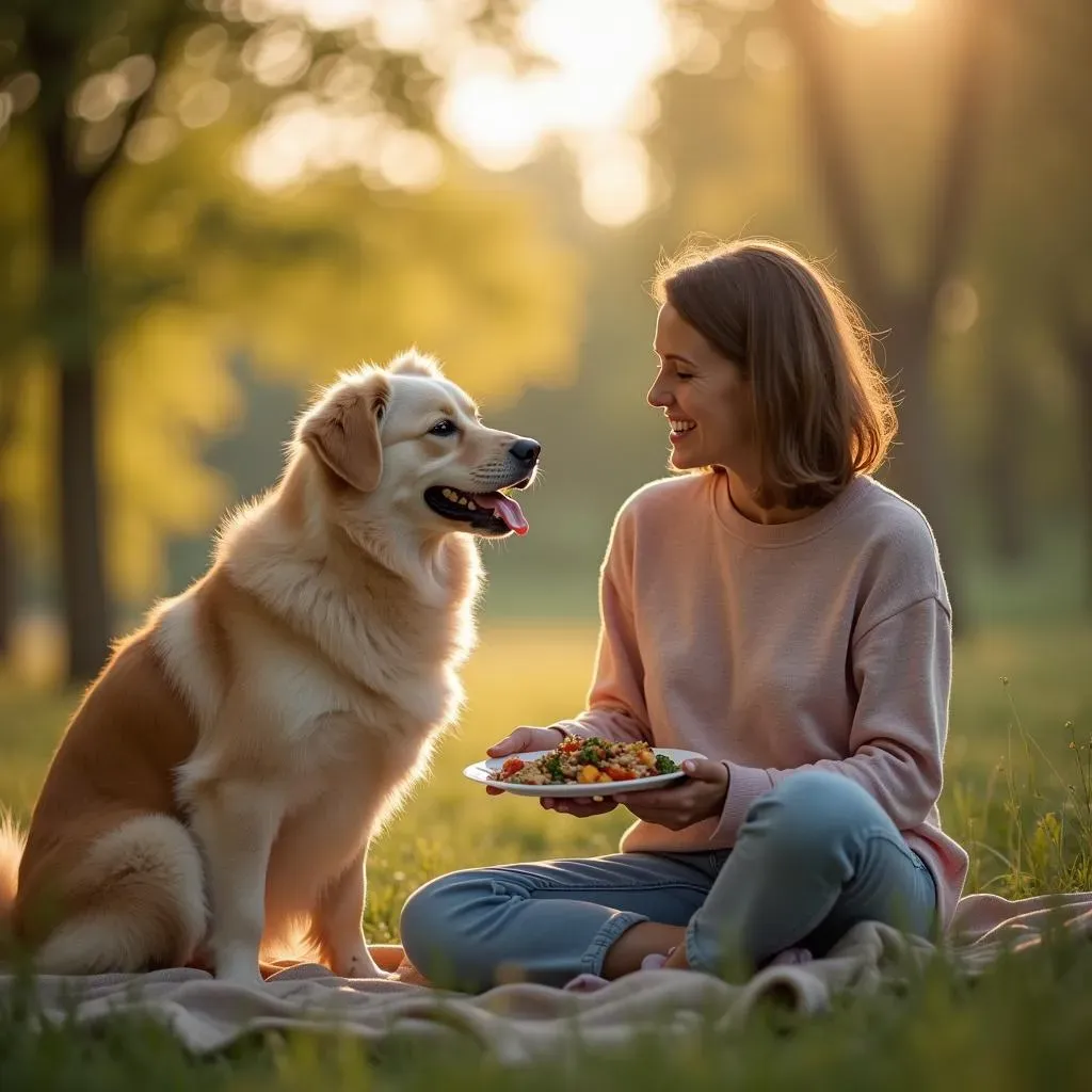 愛犬と安全にアウトドアを楽しむための食事と健康管理